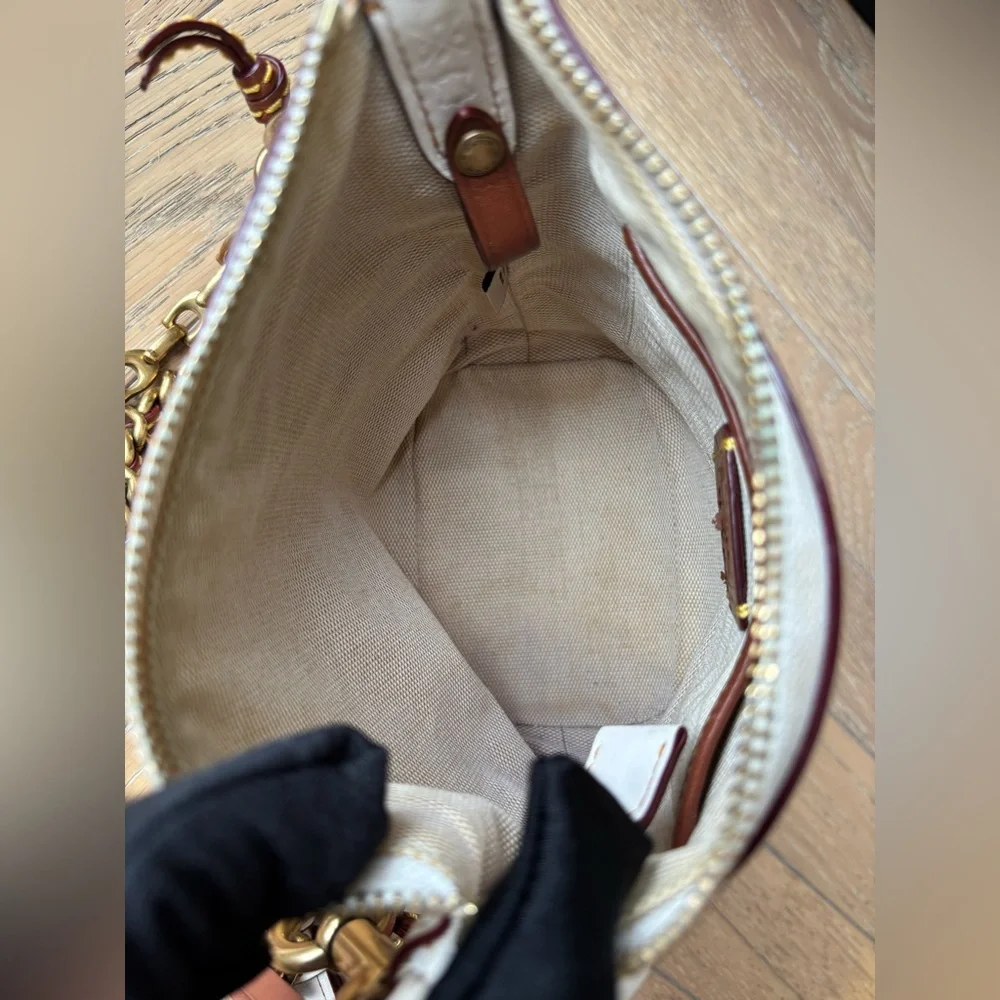 COACH Duffle 12 Bag With Rose Applique